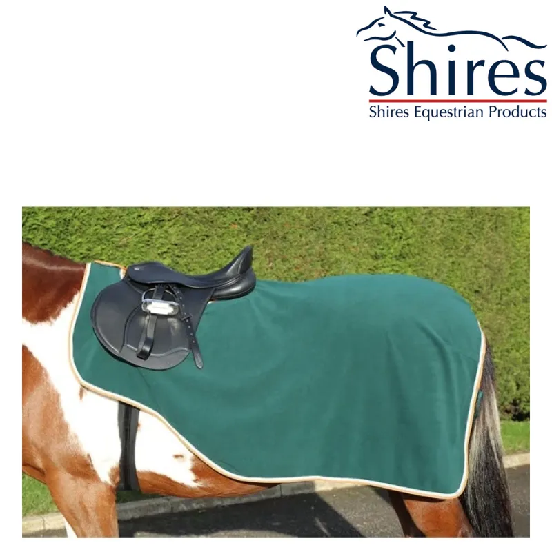 Shires Tempest Original Fleece Exercise Sheet - Green