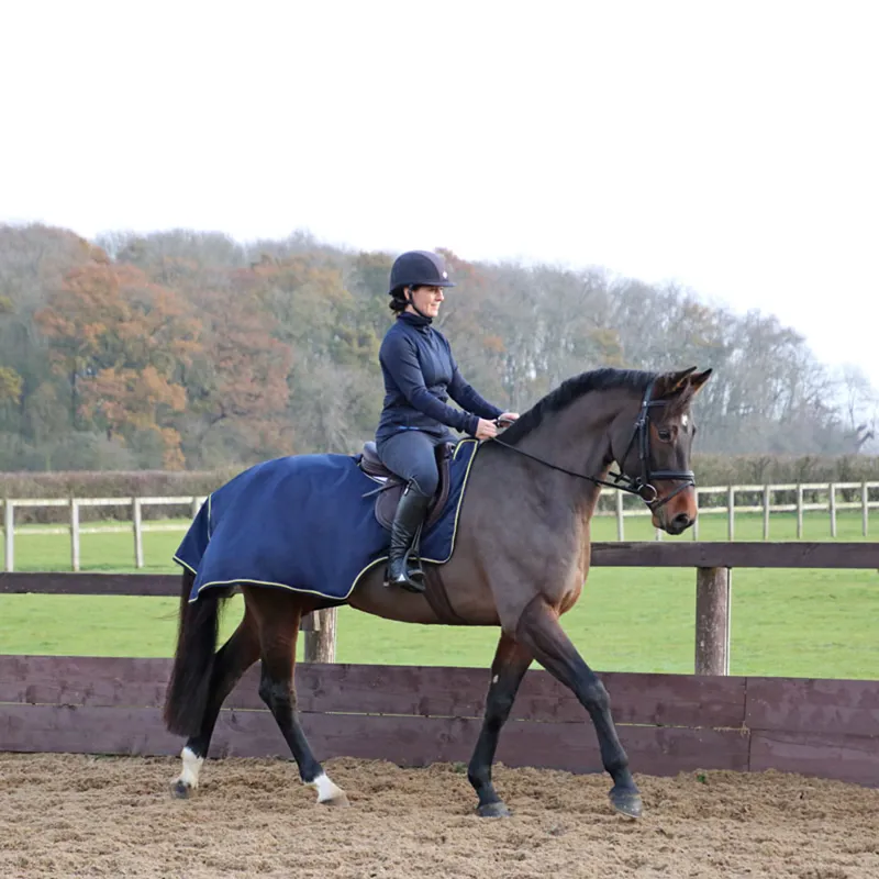 Hy StormX Original Waterproof Exercise Sheet - Navy/Reflective Piping