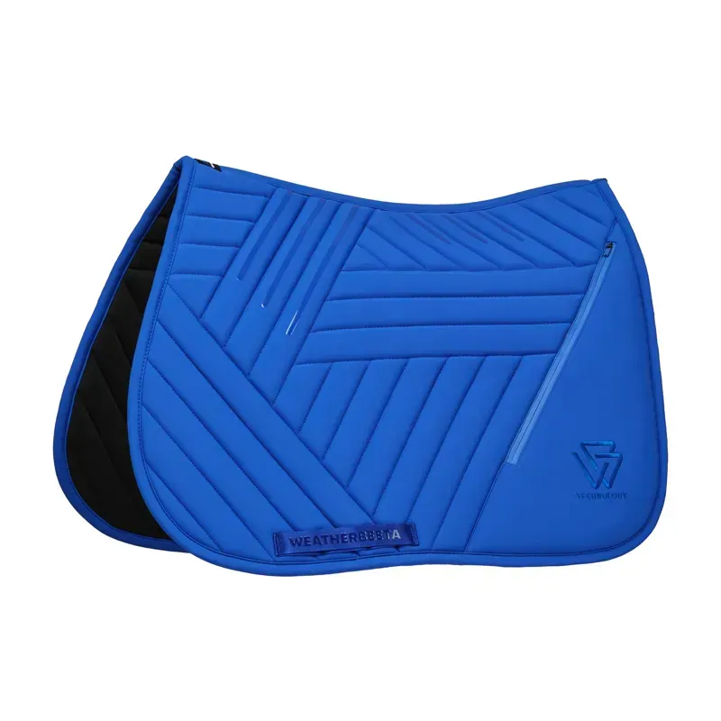 WeatherBeeta Softshell Pro Grip Euro Jump Saddlepad - Cobalt