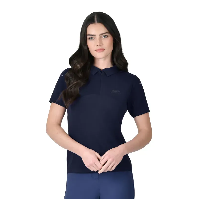 WeatherBeeta Ladies 37.5 Short Sleeve Performance Polo - Navy