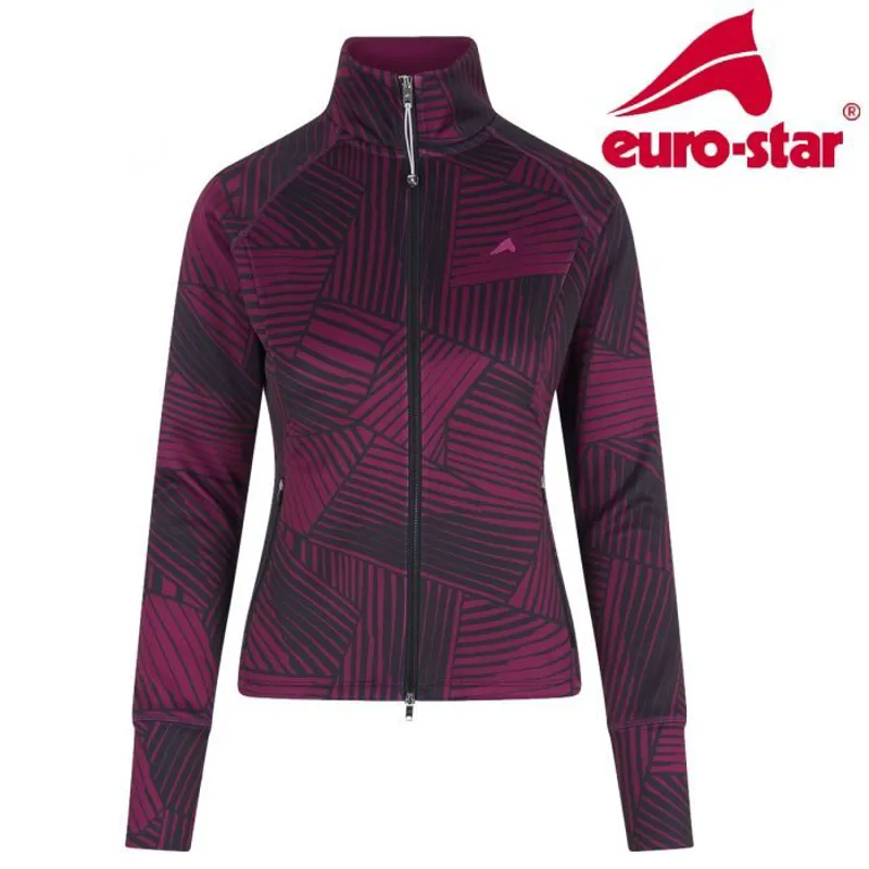 Euro-Star Fabina Sweat Jacket - Dark Purple