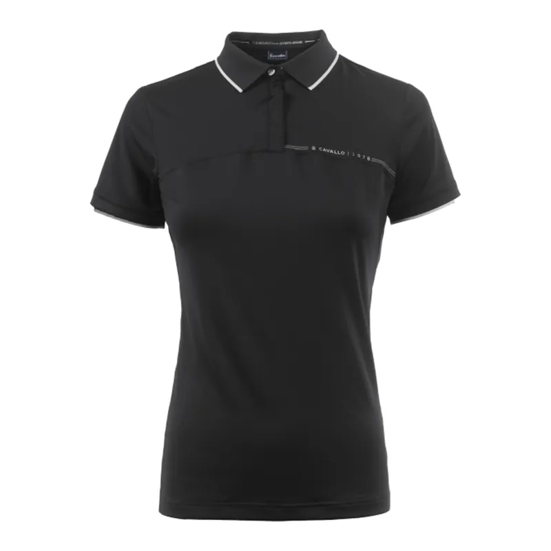 Cavallo Farah Ladies Polo Shirt - Black