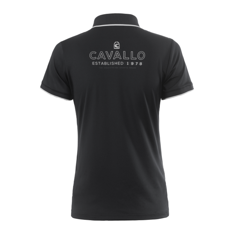 Cavallo Farah Ladies Polo Shirt - Black-1