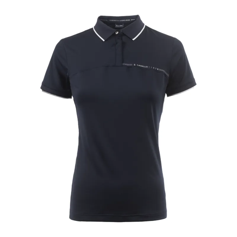 Cavallo Farah Ladies Polo Shirt - Dark Blue