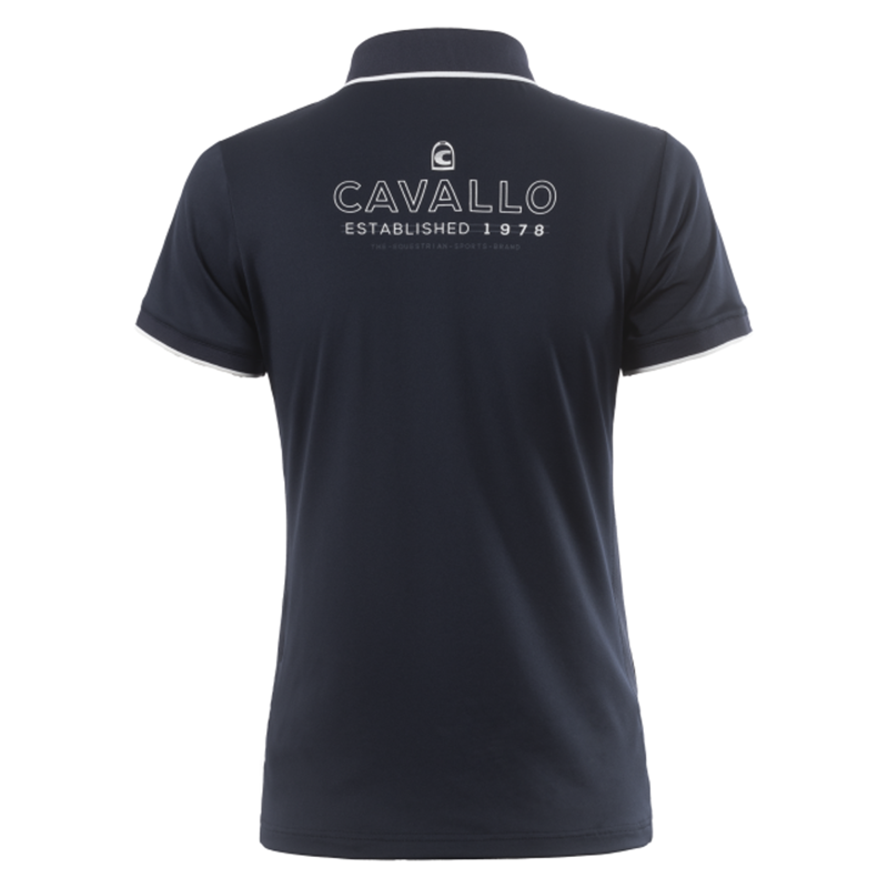 Cavallo Farah Ladies Polo Shirt - Dark Blue-1