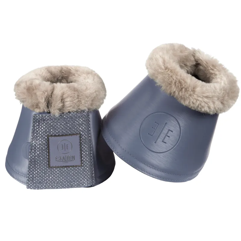 Eskadron Softslate Faux Fur Bell Boots Essence AW22 - Dove Blue