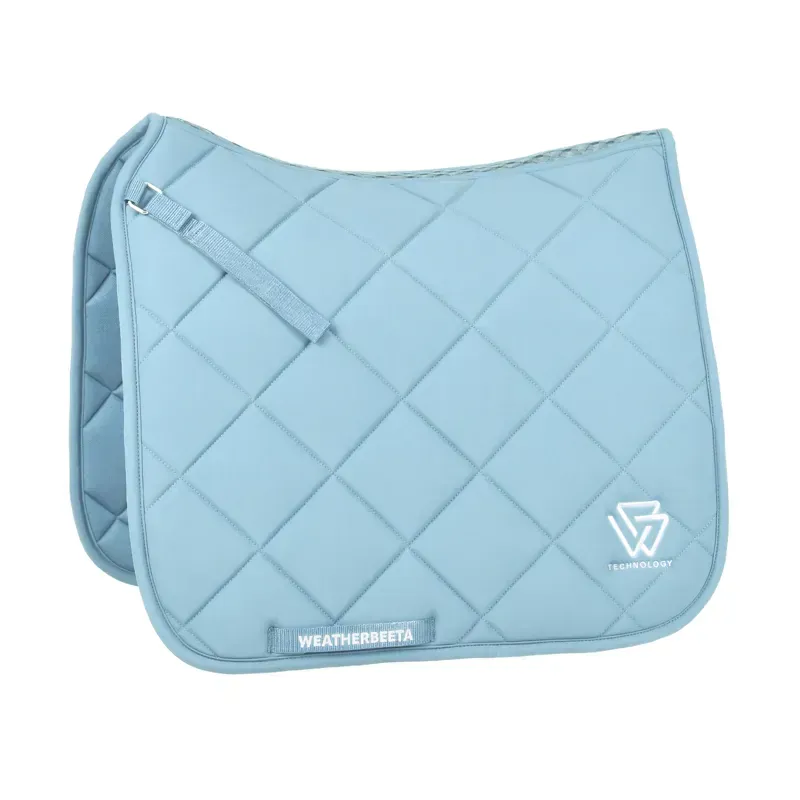 WeatherBeeta Softshell Pro 3D Air-Tec Dressage Saddlepad - Mist Blue