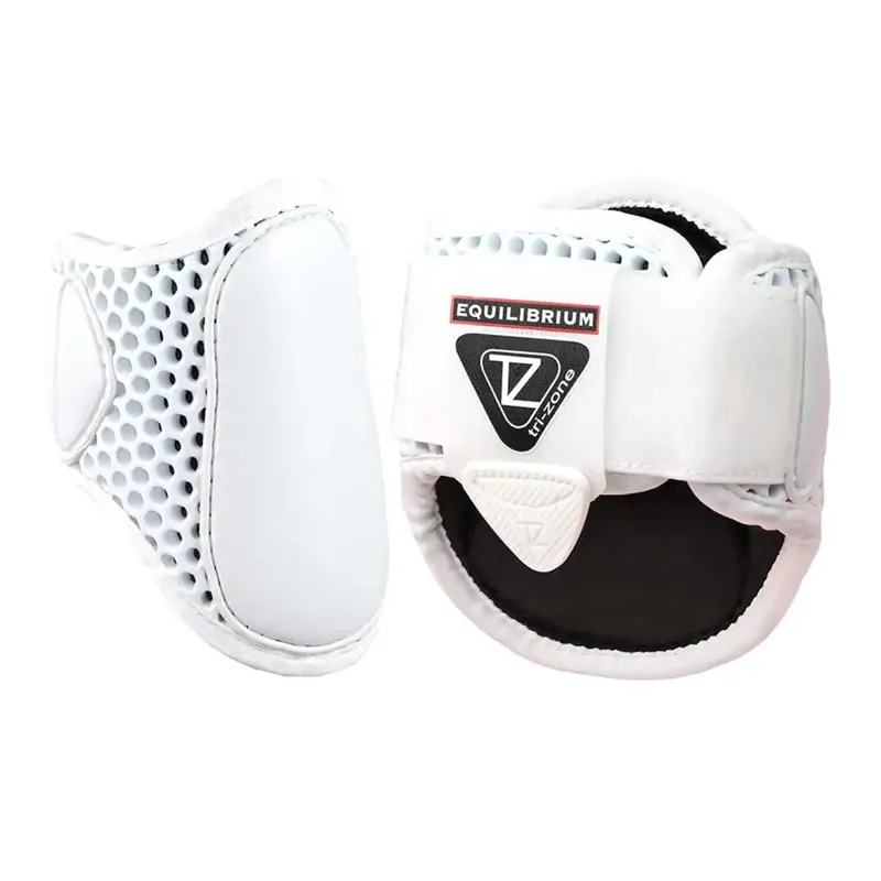 Equilibrium Tri-Zone Fetlock Boots - White
