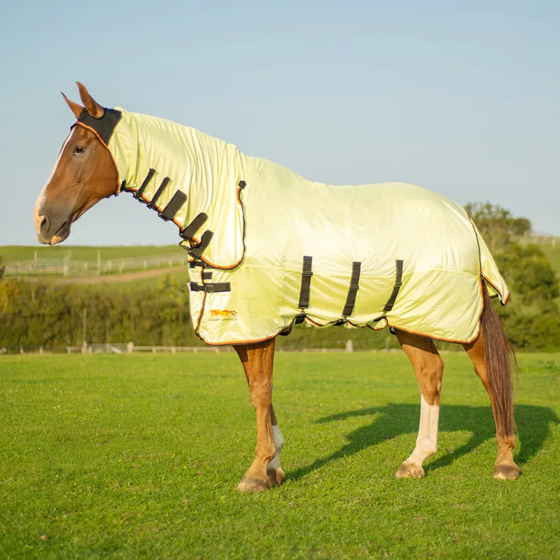 Equilibrium Field Relief Fly Rug - Yellow/Black/Orange