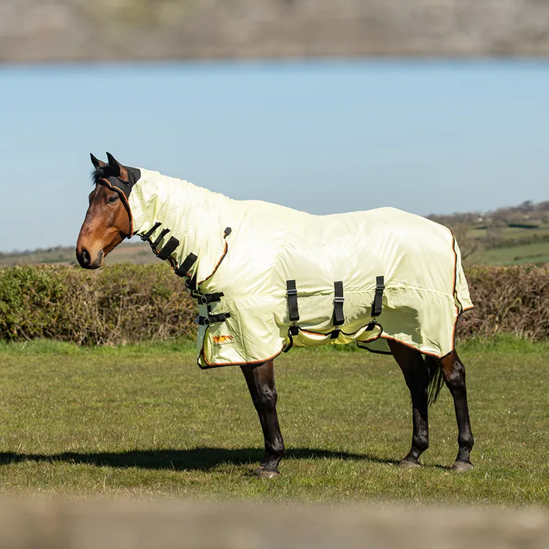 Equilibrium Field Relief Fly Rug - Yellow/Black/Orange-1