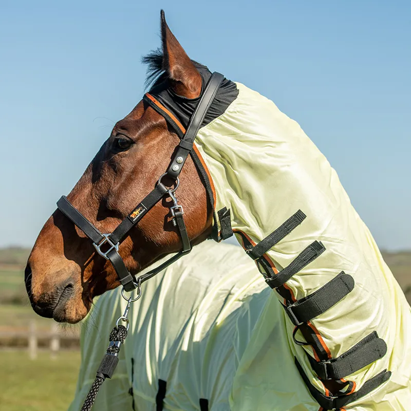 Equilibrium Field Relief Fly Rug - Yellow/Black/Orange-2