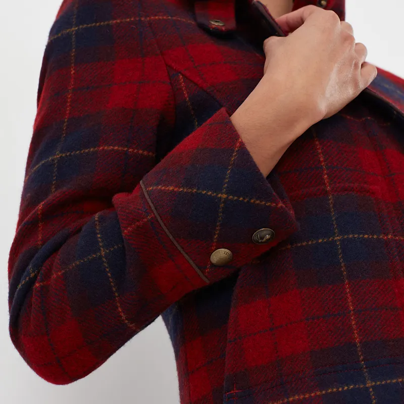 Joules Fieldcoat Tweed Jacket - Red Tweed-4