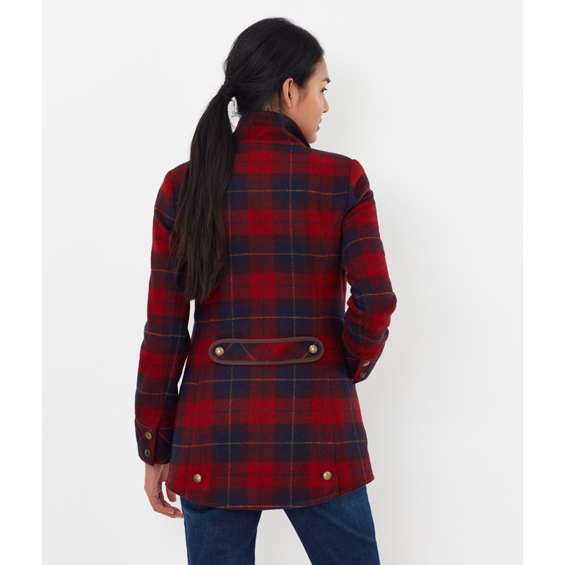Joules Fieldcoat Tweed Jacket - Red Tweed-3