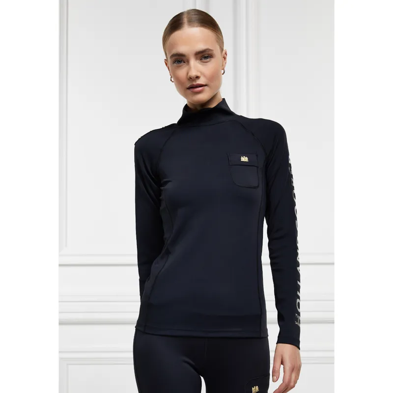 Holland Cooper Findley High Neck Base Layer - Black