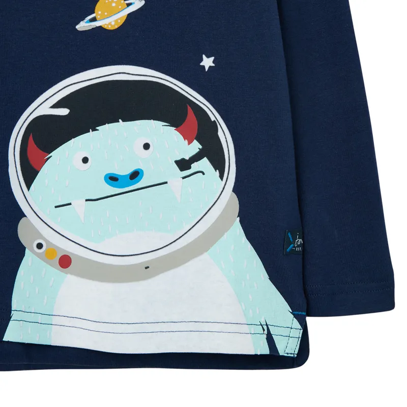 Joules Finlay Long Sleeve T-Shirt - Space Monsters-1