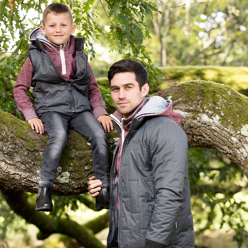 Horseware Boys Finn Gilet - Charcoal-1