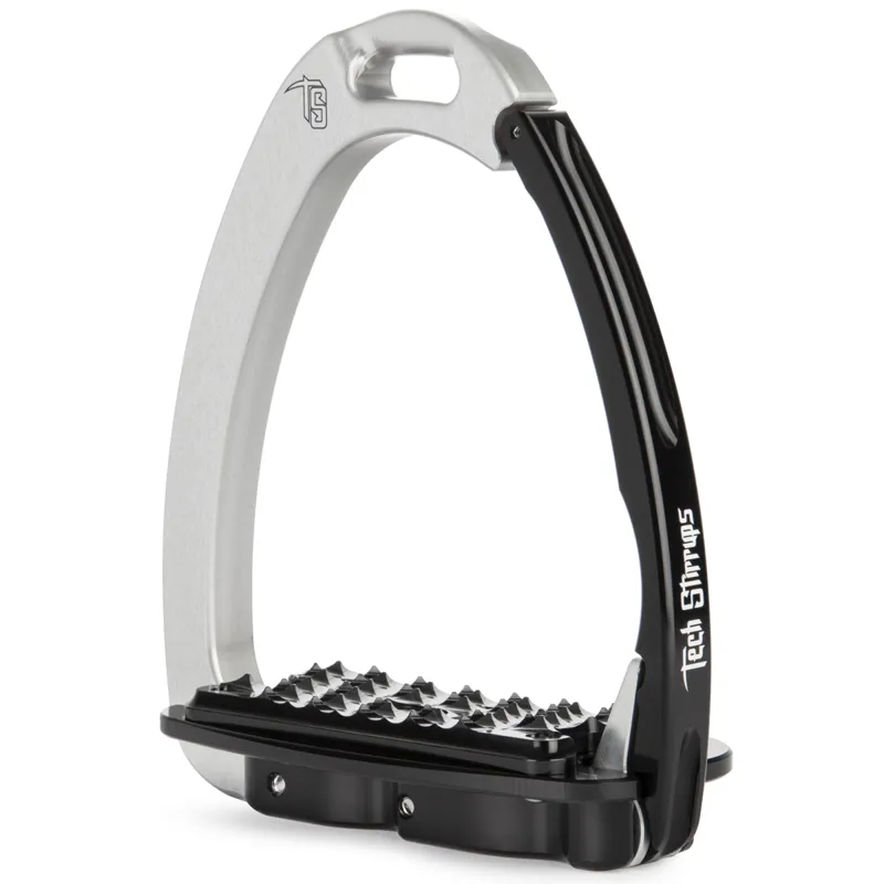 Tech Stirrups Venice Fit - Silver/Black