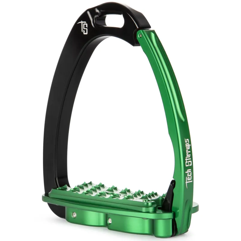 Tech Stirrups Venice Fit - Black/Green