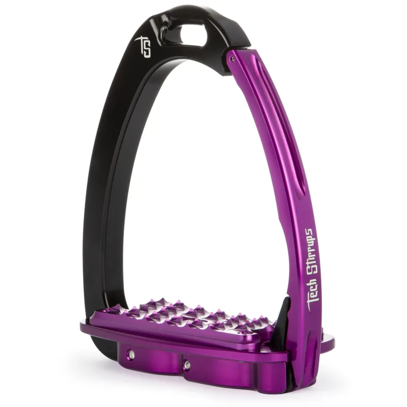 Tech Stirrups Venice Fit - Black/Purple