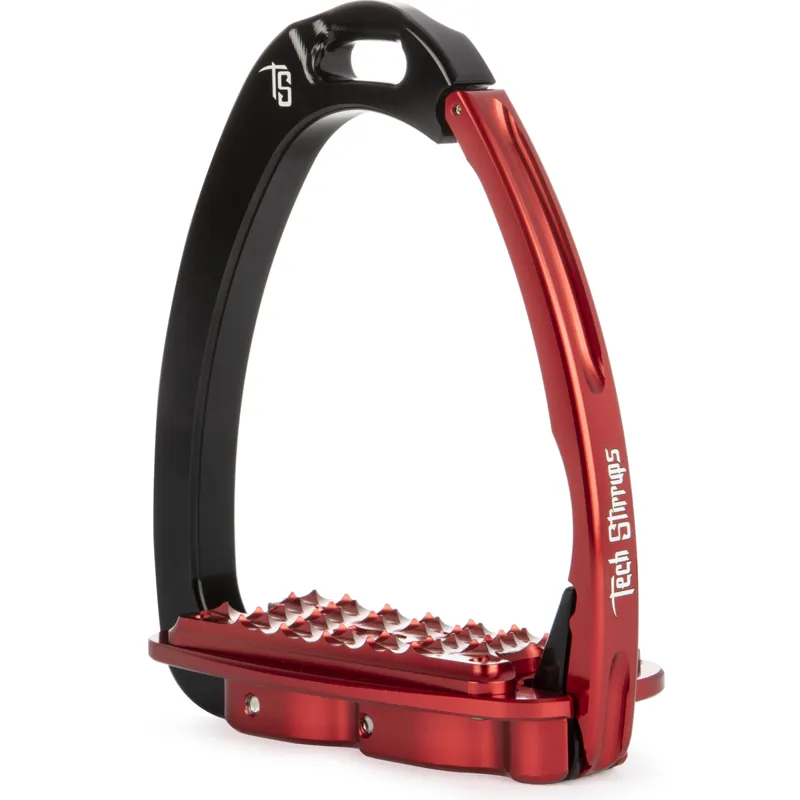 Tech Stirrups Venice Fit - Black/Red