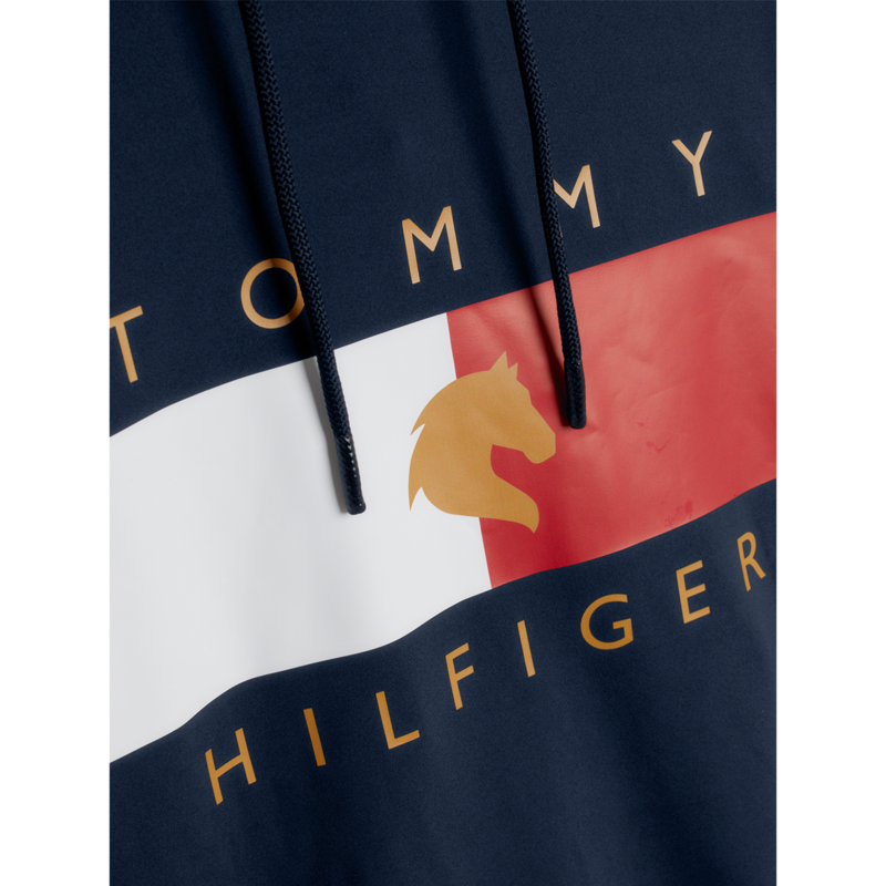Tommy Hilfiger Women's Flag Performance Hoodie - Desert Sky-6