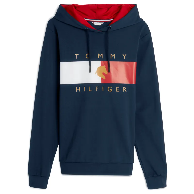 Tommy Hilfiger Women's Flag Performance Hoodie - Desert Sky