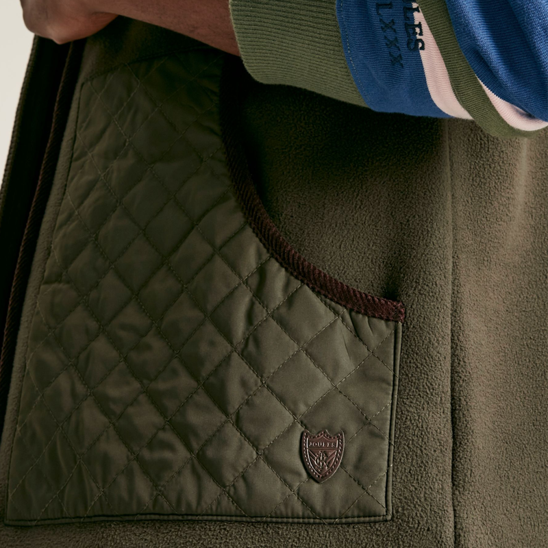 Joules Greenfield Men's Fleece Gilet - Heritage Green-3