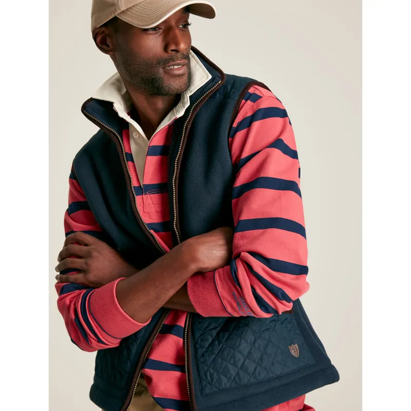 Joules Greenfield Men's Fleece Gilet - Marine Navy-1