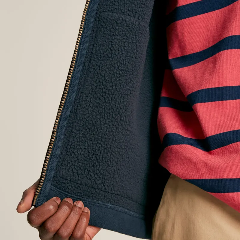 Joules Greenfield Men's Fleece Gilet - Marine Navy-4