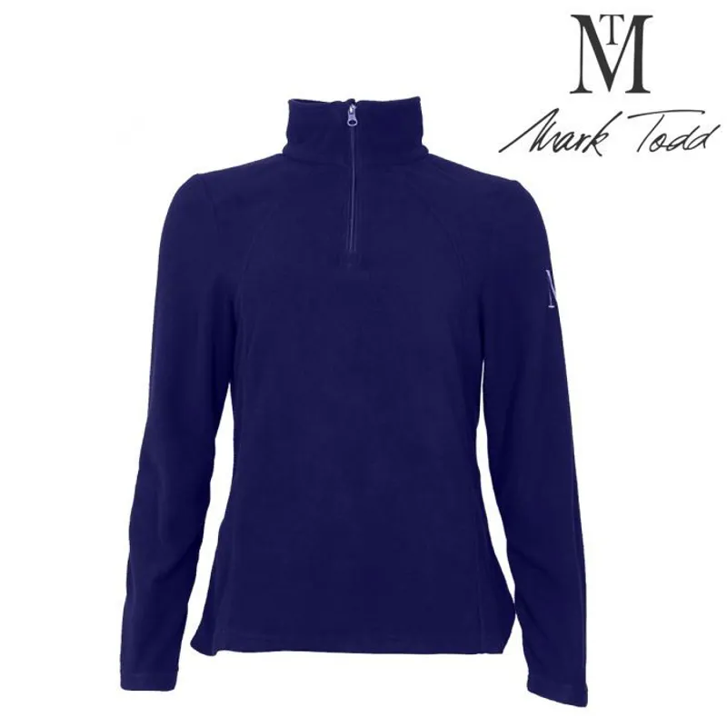 Mark Todd Ladies Half Zip Fleece - Navy