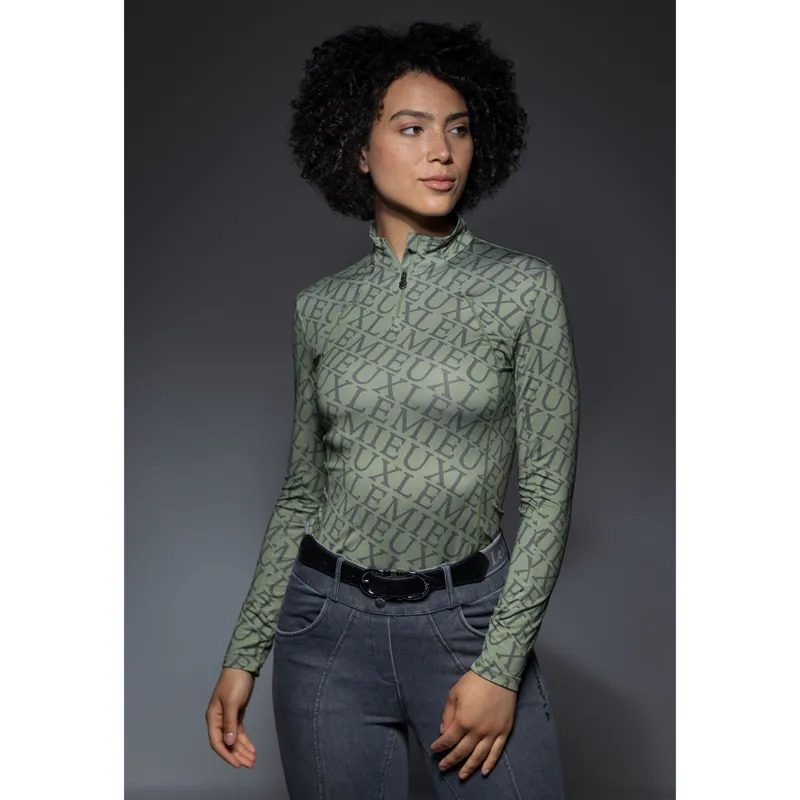 LeMieux Fleur Base Layer - Moss-6