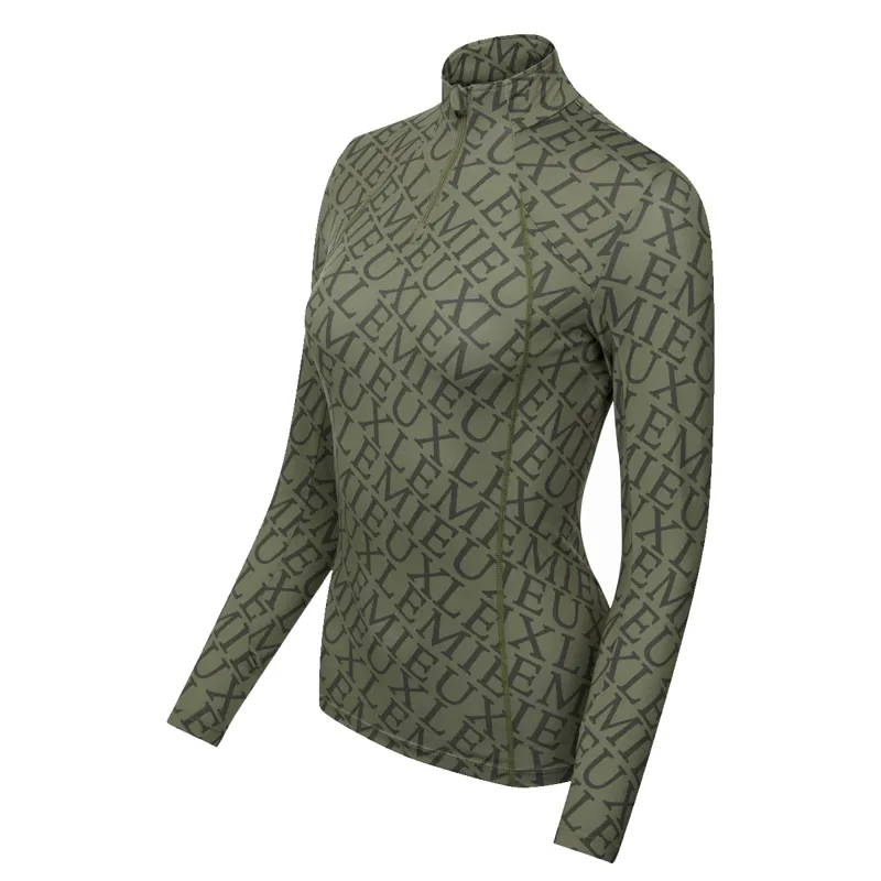 LeMieux Fleur Base Layer - Moss-1