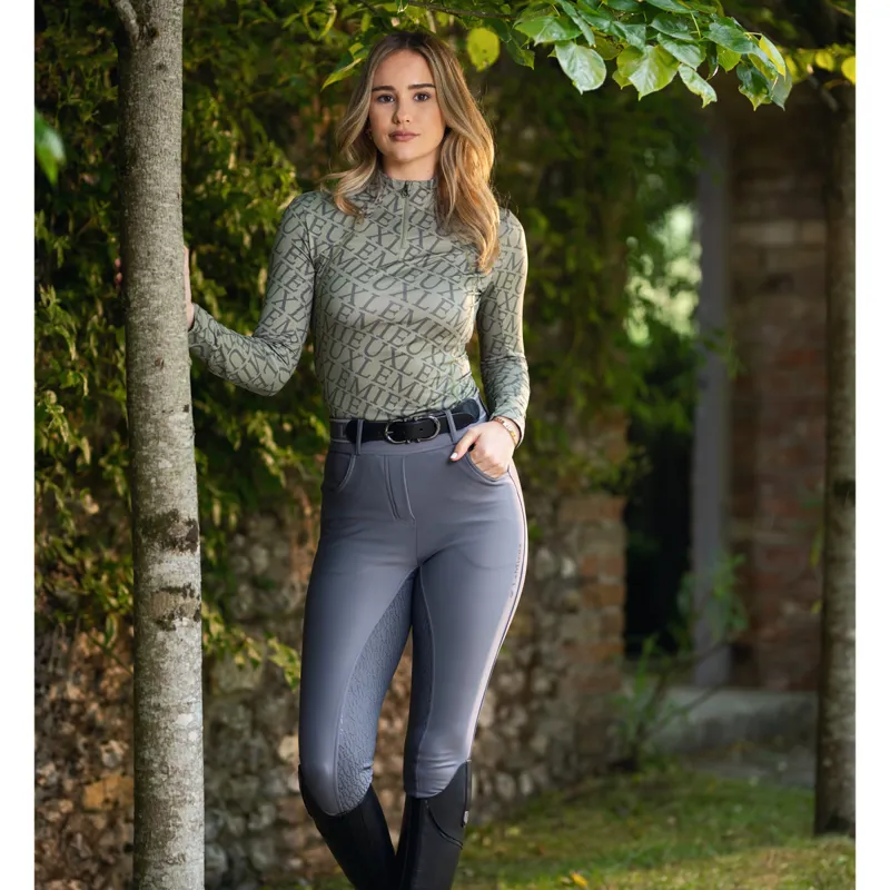 LeMieux Fleur Base Layer - Moss-5