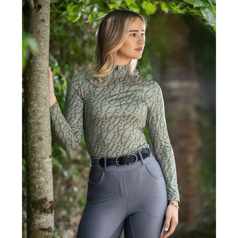 LeMieux Fleur Base Layer - Moss-4