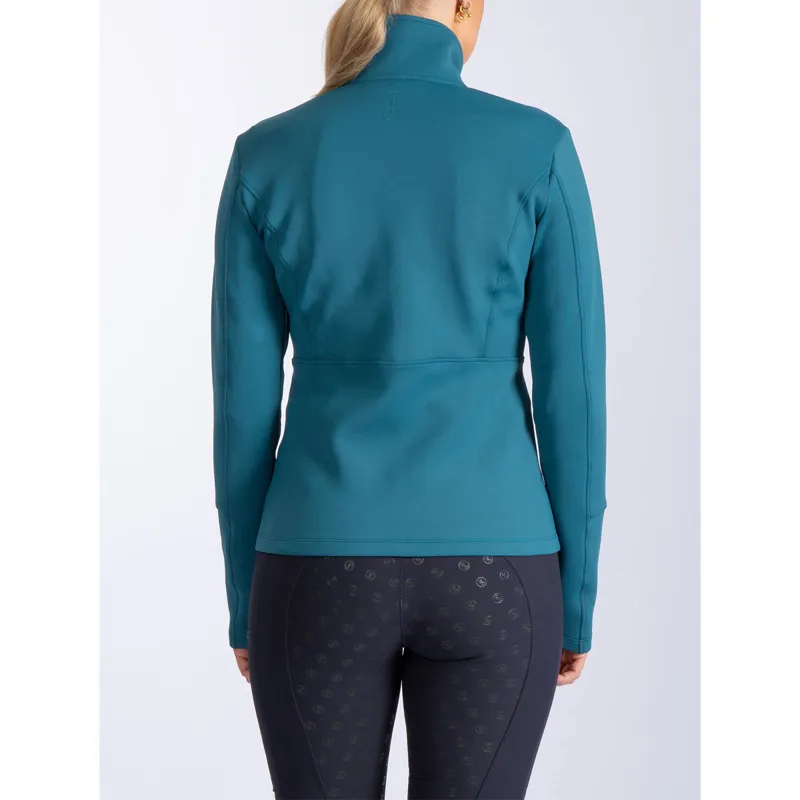 PS Of Sweden Fleur Zip Sweater - Petrol Blue-1