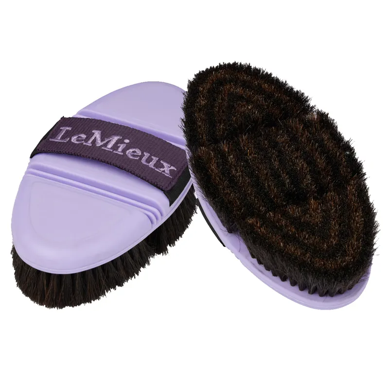 LeMieux Flexi Horse Hair Body Brush - Wisteria