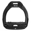 Flex-on Safe-On Junior Inclined Grip Stirrups - Black/Black/Black