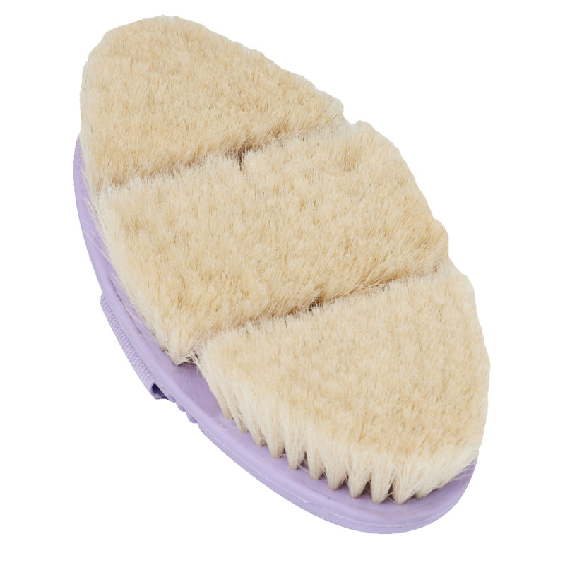 LeMieux Flexi Goats Hair Body Brush - Wisteria-1