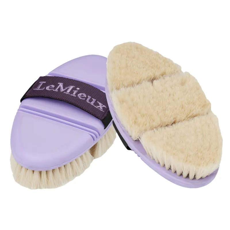 LeMieux Flexi Goats Hair Body Brush - Wisteria