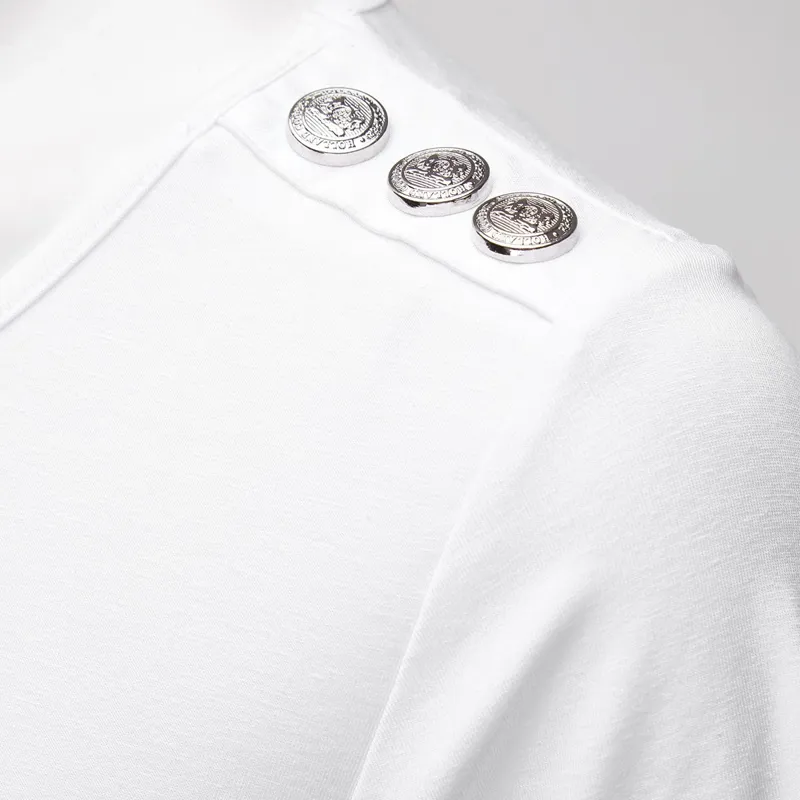 Holland Cooper GBE Flock Logo Tee - Optic White Navy-4