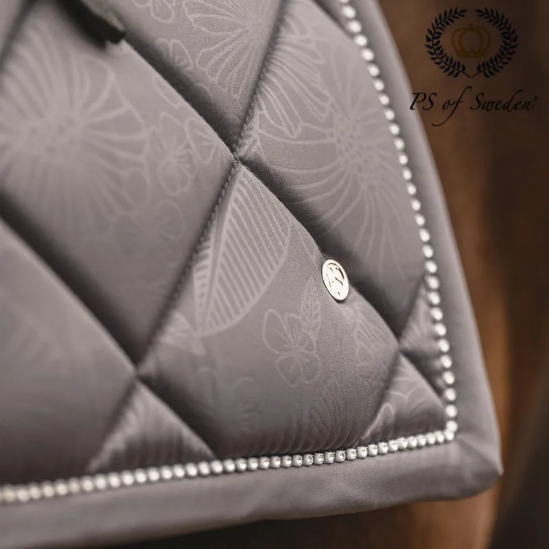 PS Of Sweden Floret Dressage Saddlepad - Grey-2