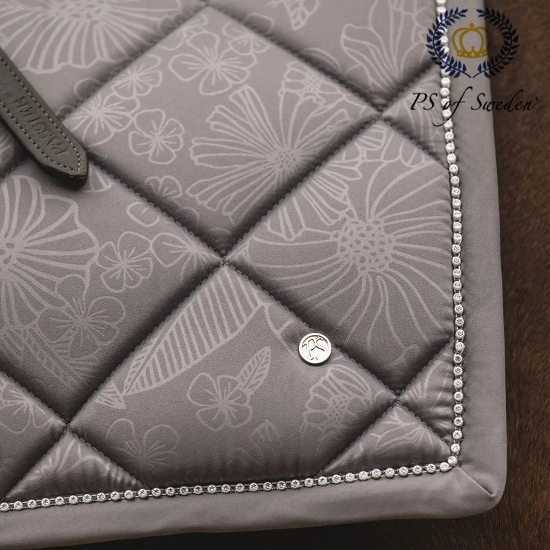 PS Of Sweden Floret Dressage Saddlepad - Grey-3