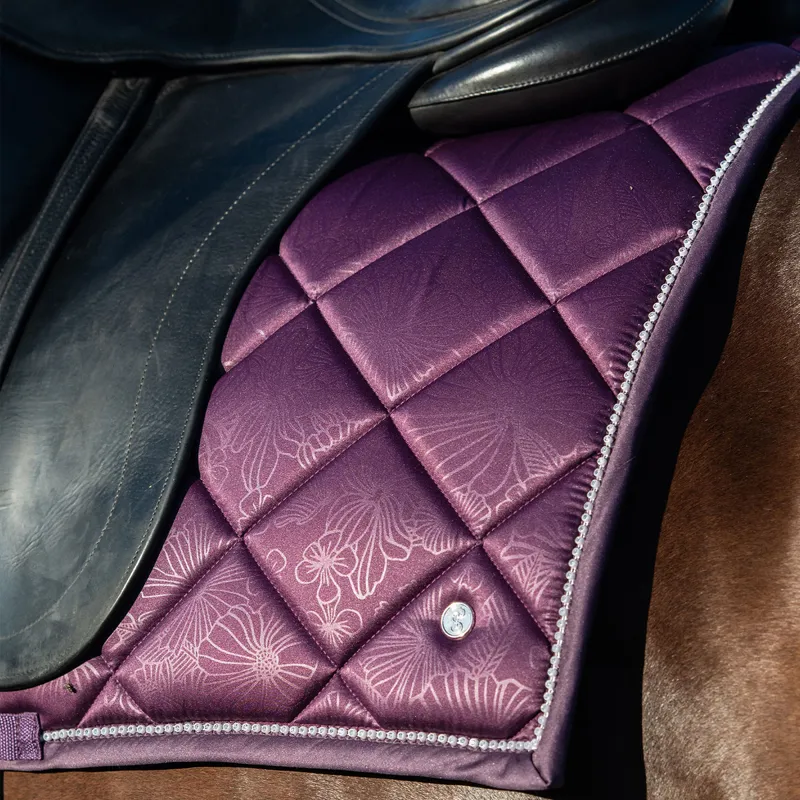 PS Of Sweden Floret Dressage Saddlepad - Hortensia-3