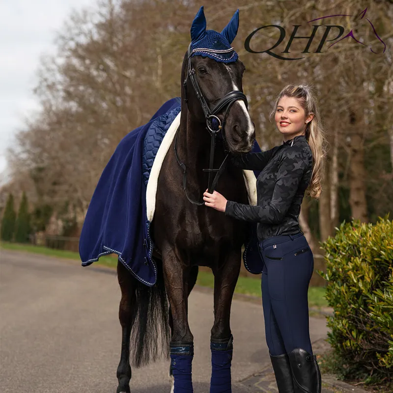 QHP Ear Net Brilliance - Blueberry-1