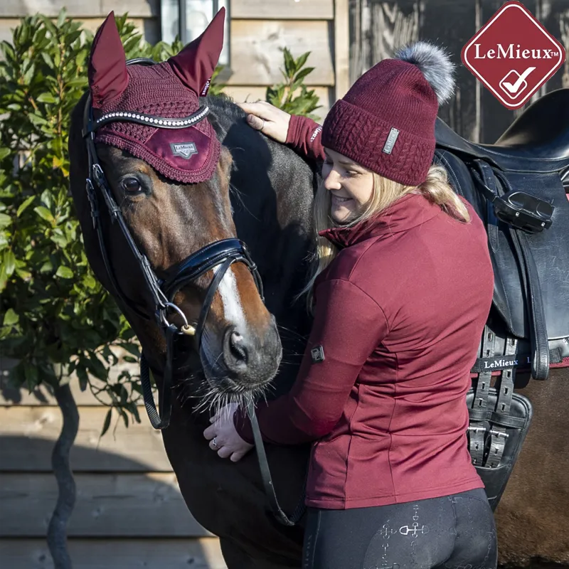 LeMieux Loire Fly Hood - Rioja-1