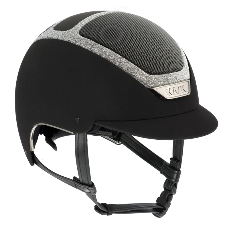 Kask Dogma Chrome Light Swarovski Frame Helmet - Black/Silver-1