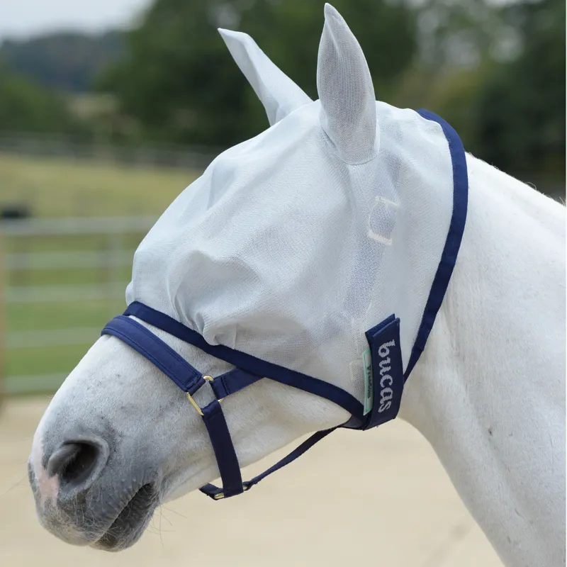 Bucas Freedom Fly Mask - Silver