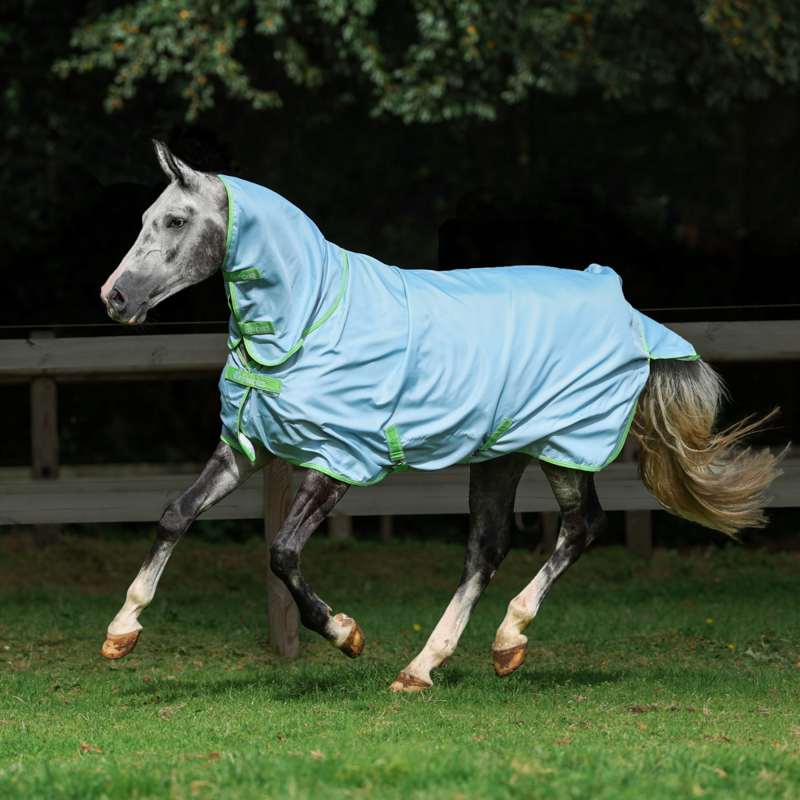 Bucas Freedom Light 0g Combo Turnout Rug - Cool Blue-5