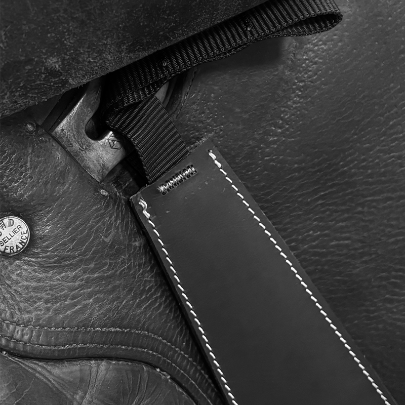 Freejump 4x6 Stirrup Leathers - Black-2