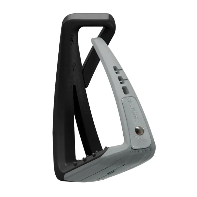 Freejump Soft'Up Lite Stirrups - Black/Iron Matte